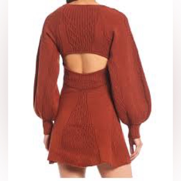 Free People Emmaline Sweater Dress NWOT - Picture 5 of 5